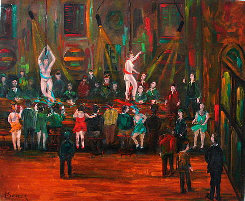 Baltimore burlesque 20x24 inches