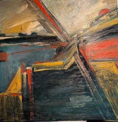 Dilemma 24x24 inches