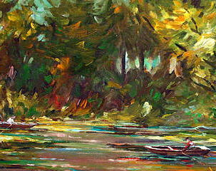 Marais Poitevin 24x30 inches