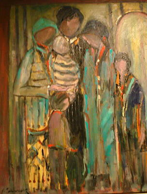 The family 24x30 inches