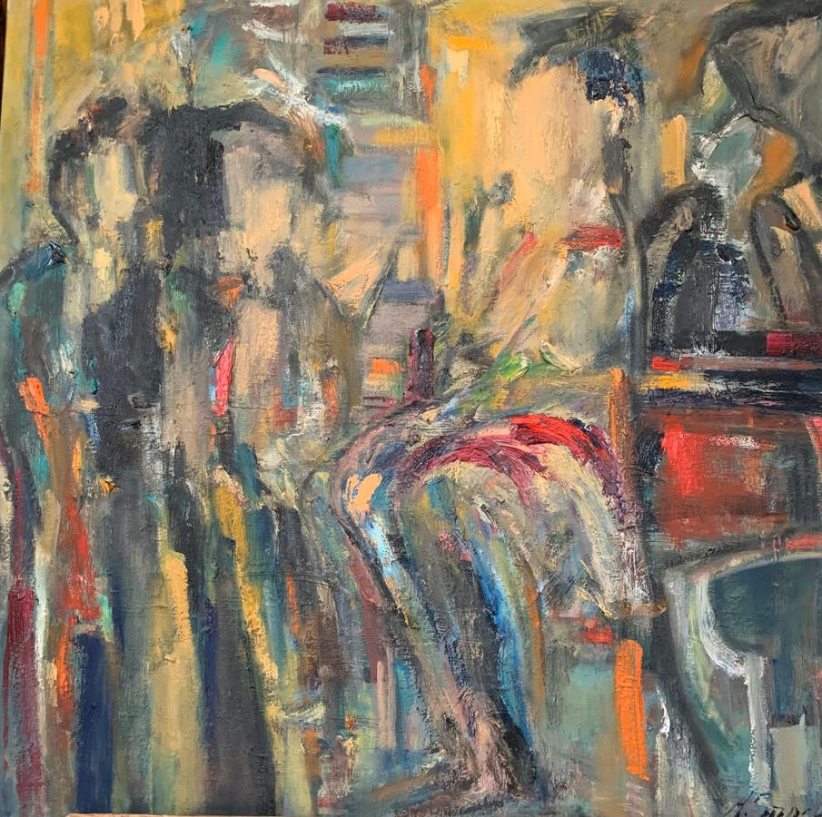 Friends I 36x36x1.5 inches