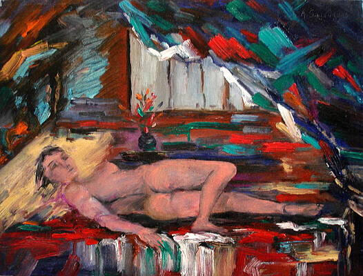 a sleeping beauty 12x16 inches