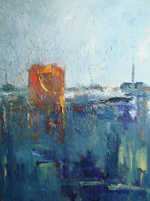 A sea sunset 30x40x0.75 inches