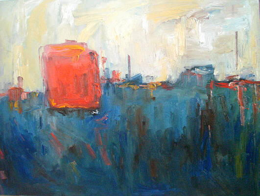 Red at sea 30x40x0.75 inches