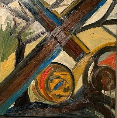 La souffrance 24x24 x0.75 inches