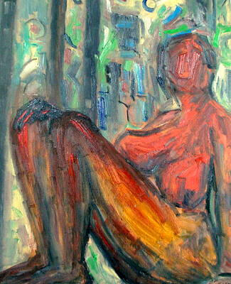 Red lady 24x30x0.75 inches