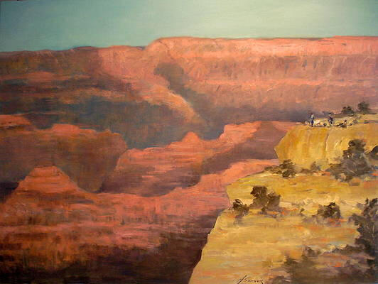 The grand canyon 36x48x1.5 inches