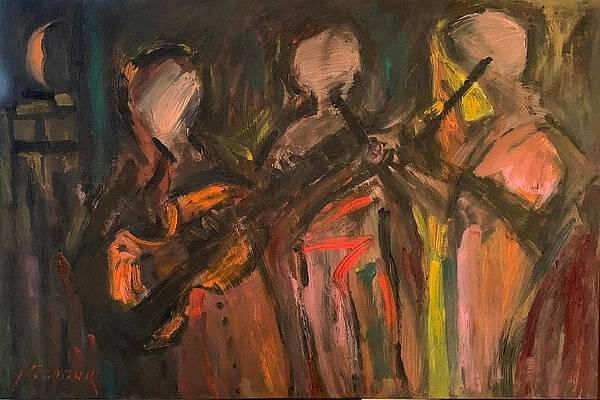 the three graces 24x36x0.75 inches